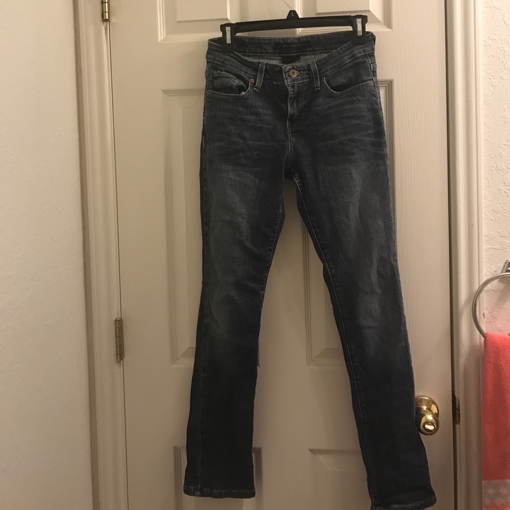 Levi's  dark denim jeans