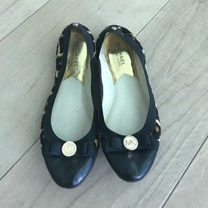 Michael Kors animal print flats