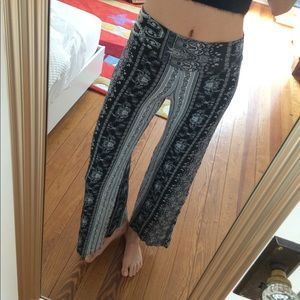 High Waisted Stretchy Boho Style Pants
