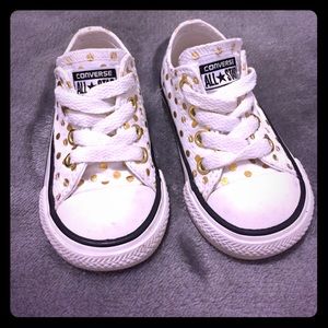 Size 4 toddler girls CONVERSE ALL STAR