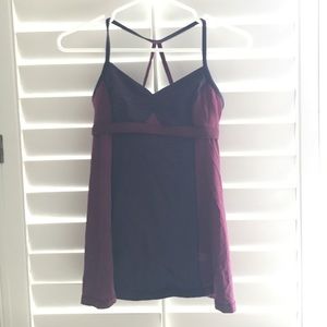 Lulu tank top with built in bra