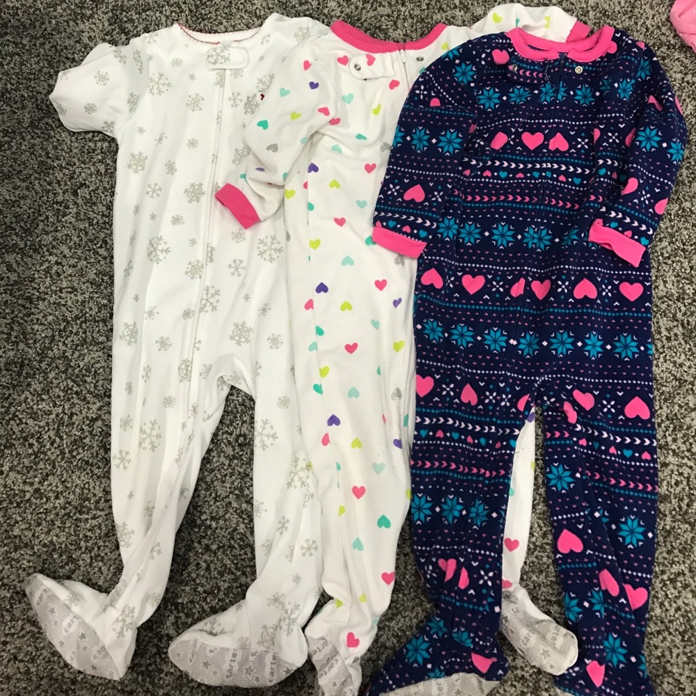Carters please footed pajamas