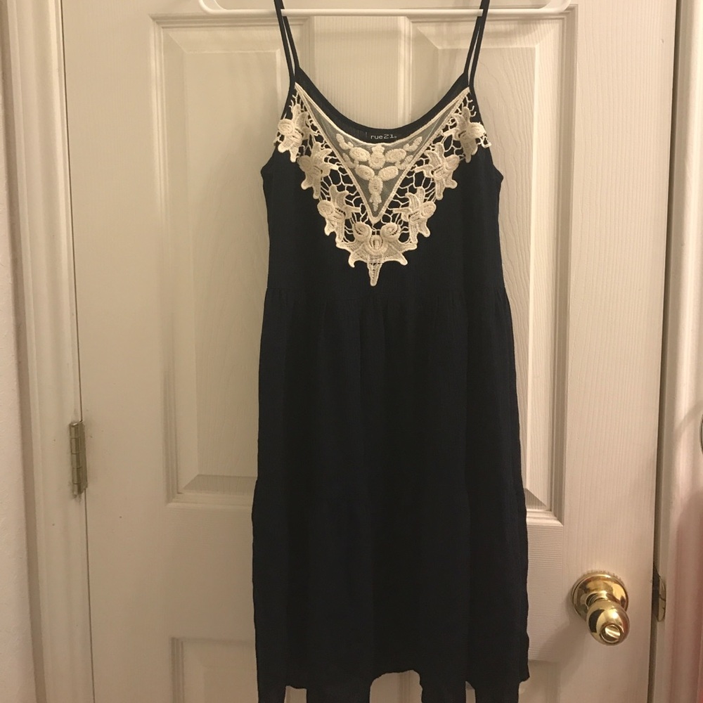 Rue 21 navy blue dress new with tags