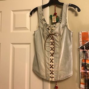 Guess: Jean Bustier Top