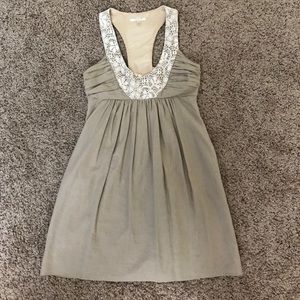 Anthropologie embroidered lace dress