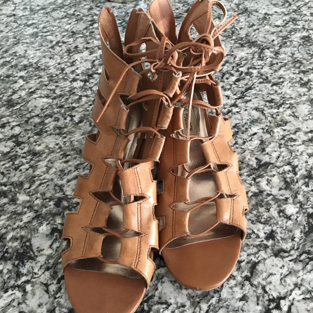 Steve Madden lace up gladiator sandals