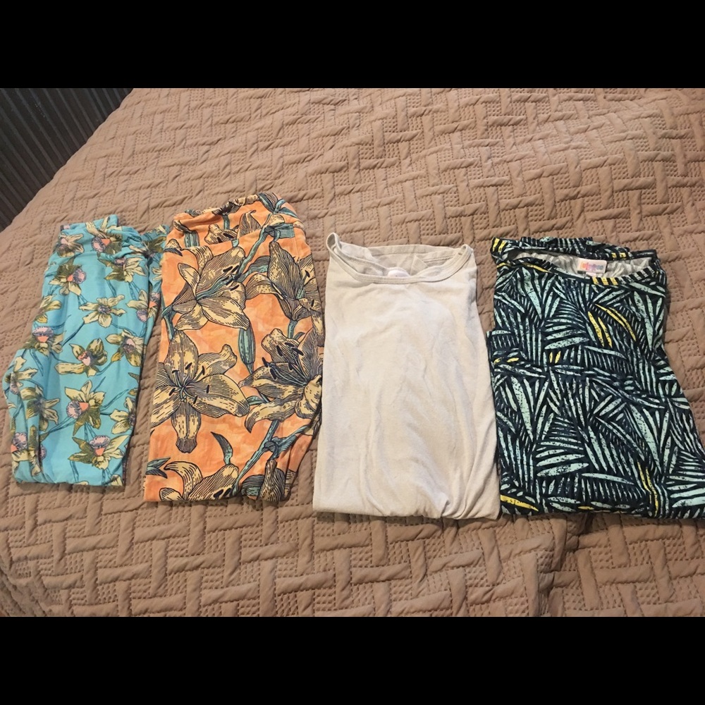Lularoe set, leggings, Irma