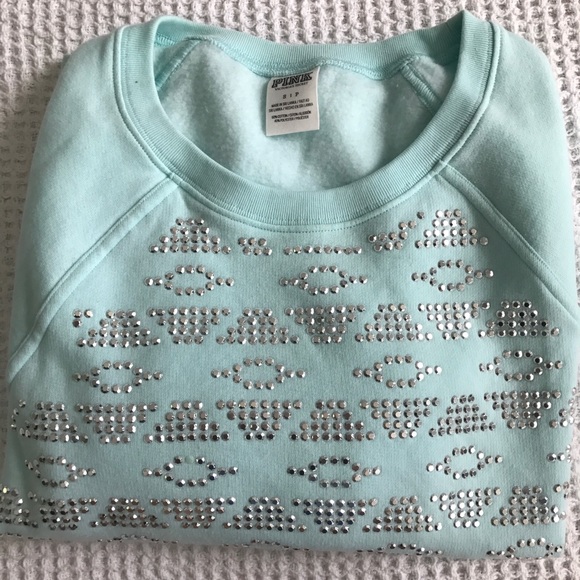 PINK Victoria Secret Embellished Sweatshirt - Picture 1 of 6
