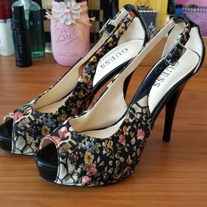 Guess Floral Heels