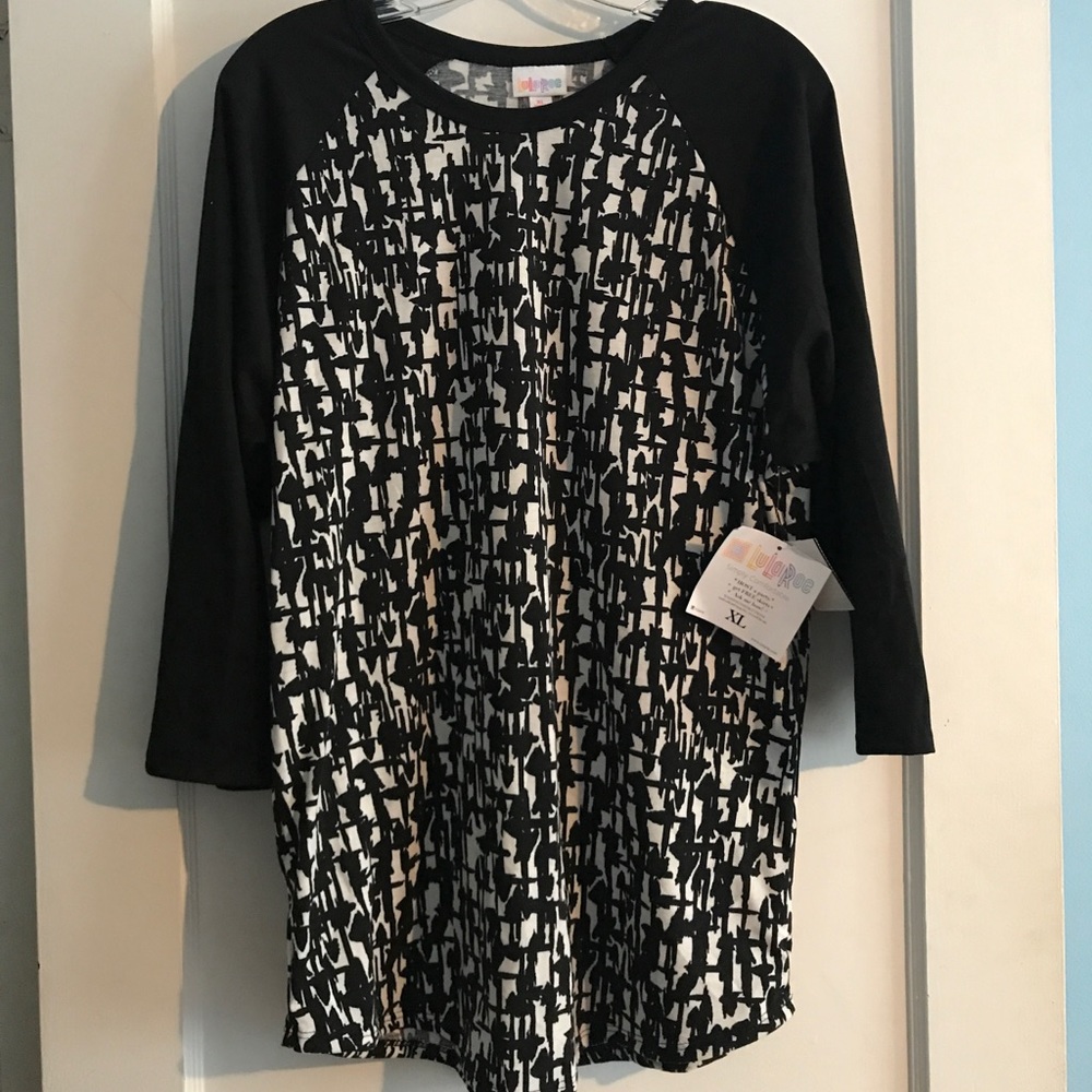 Lularoe XL Randy Baseball Tee NWT