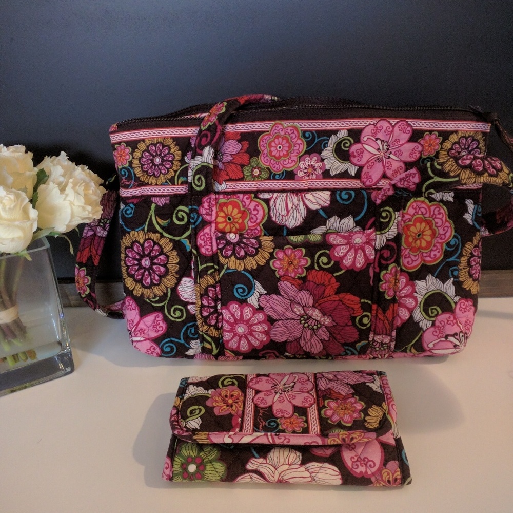 Vera Bradley bag with wallet