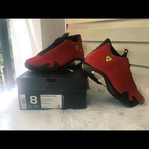 Air Jordan 14 retro "Ferrari" Jordan Bright Red