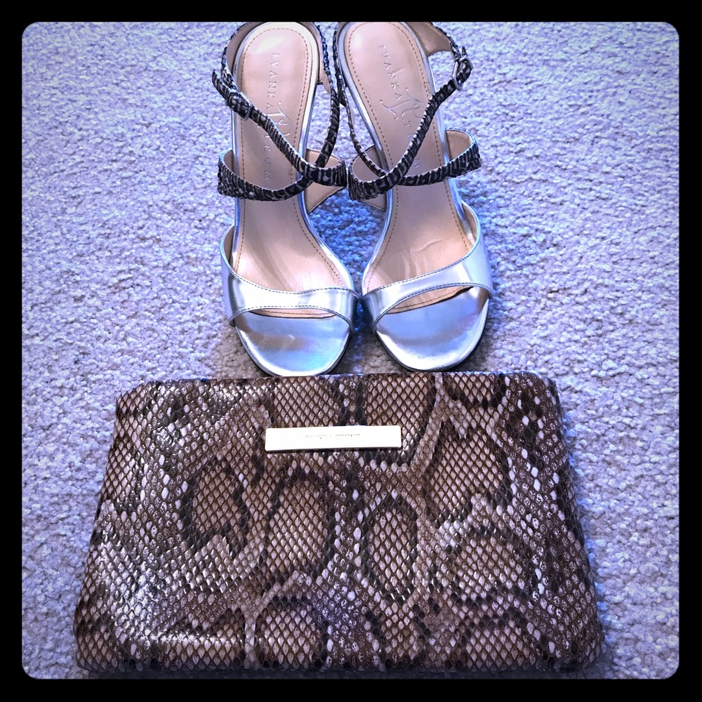 Ivanka Trump heels and clutch