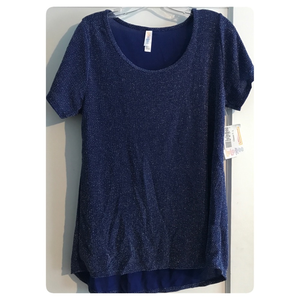 NWT Lularoe Elegant Collection Large Classic Tee L