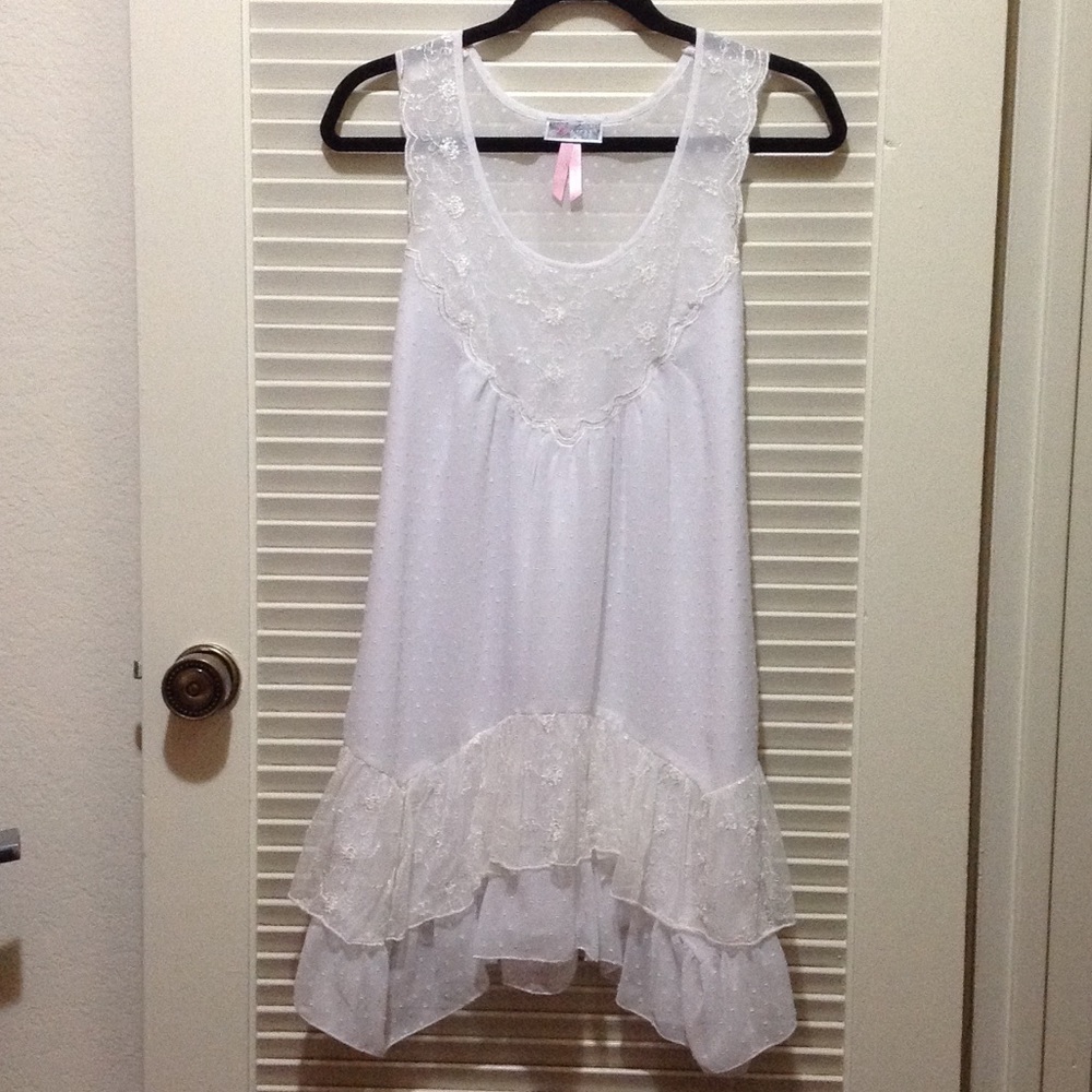 Lipsy white summer dress size 2