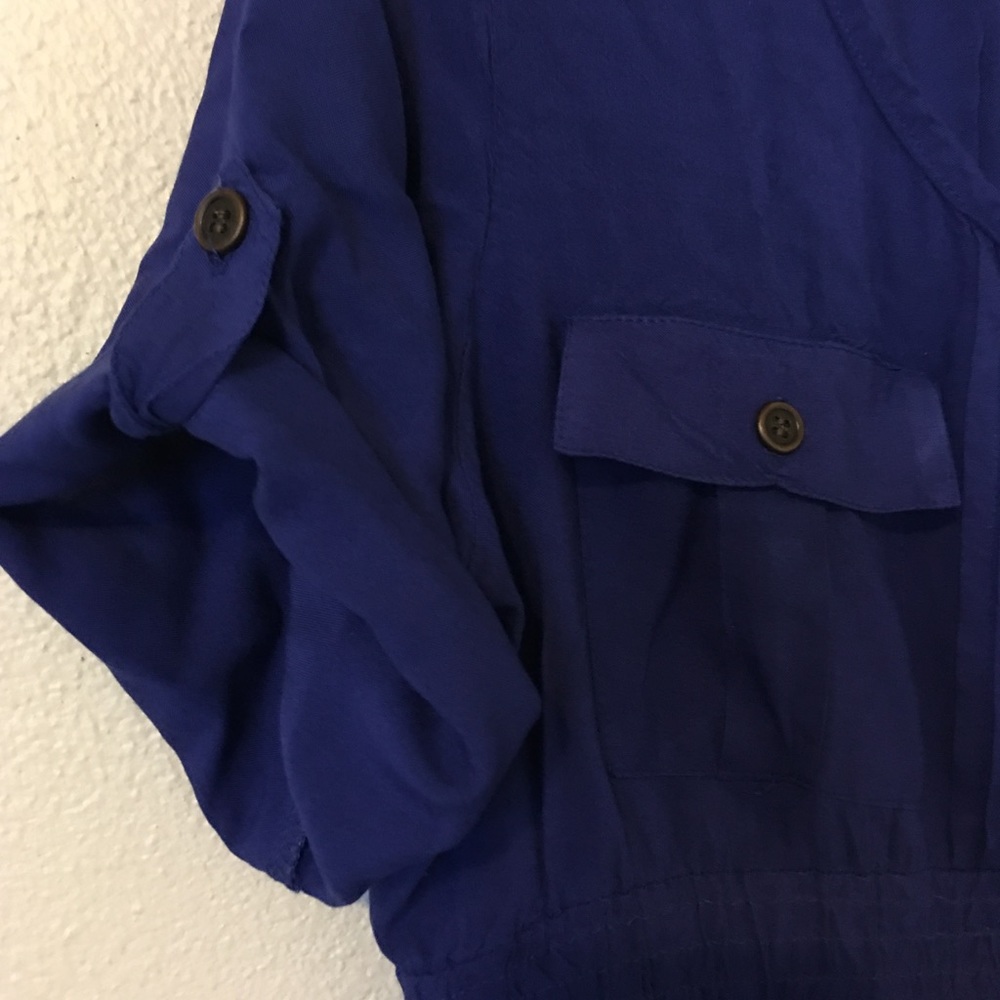 Cobalt blue maternity top