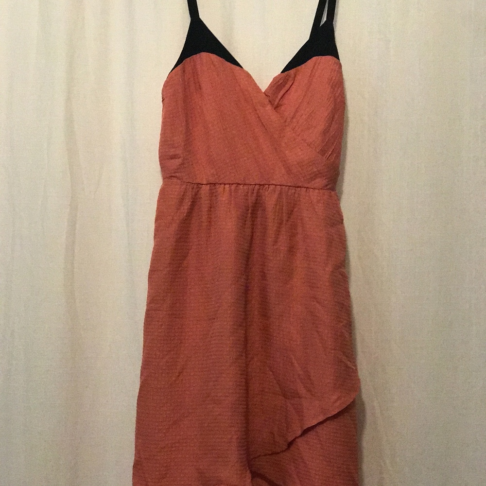 Frock pink and black dress