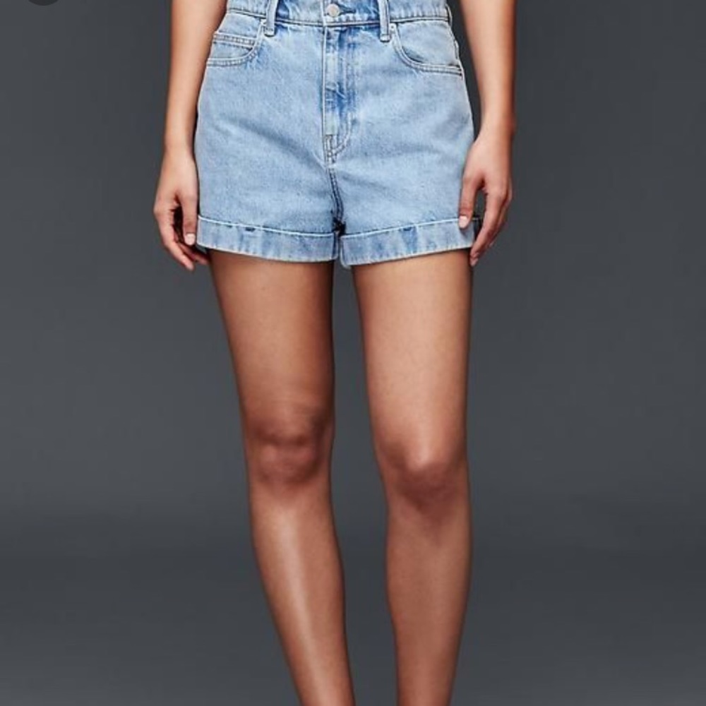 Gap Womens 1969 Super High Rise Denim Shorts