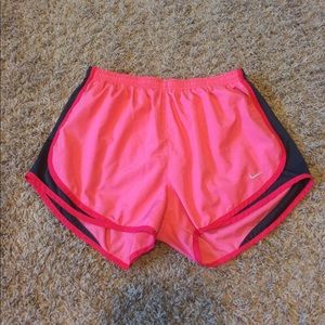 Pink Nike shorts