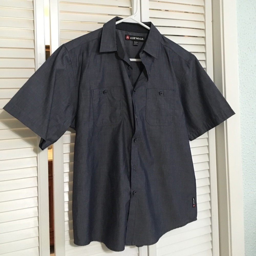 Youth short sleeve button down