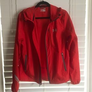 Under armor running windshield/ rain jacket.