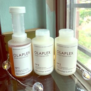 Olaplex No.1 bond multiplier No.2 bond Perfector