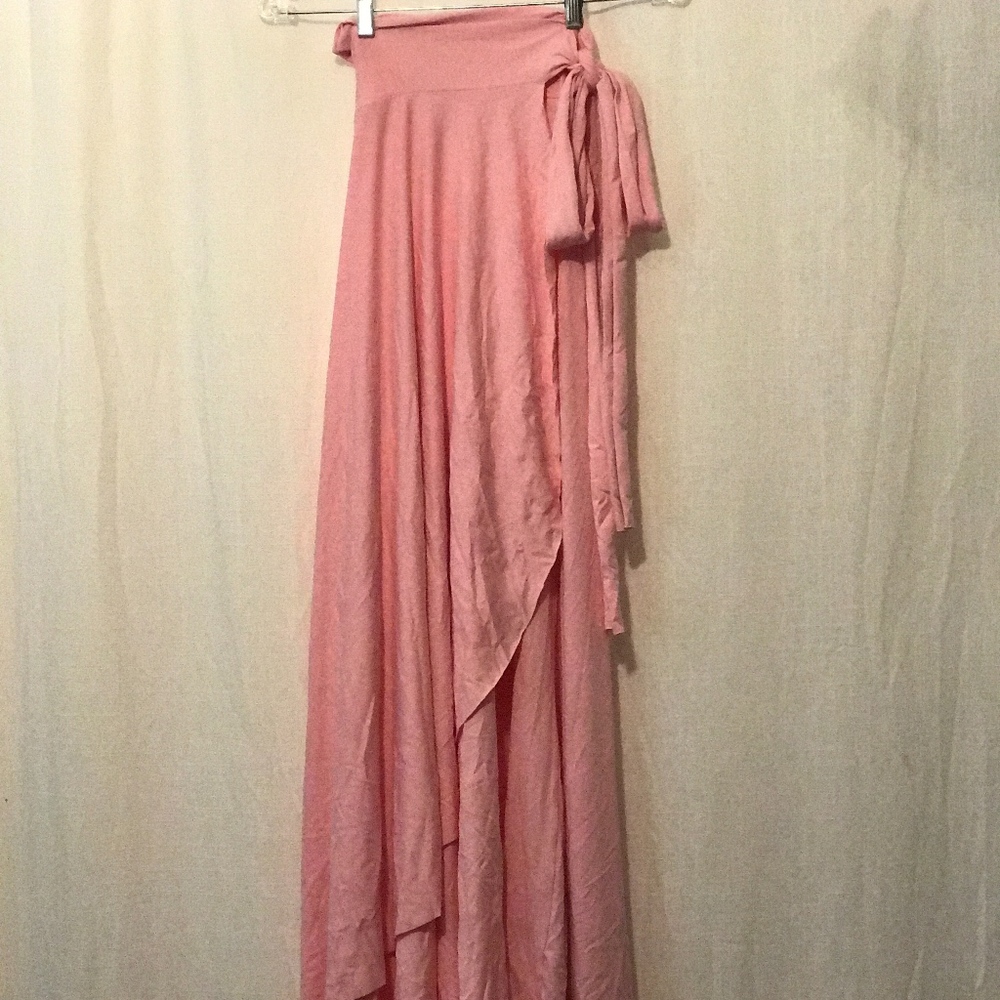 Nadia Tarr pink maxi dress