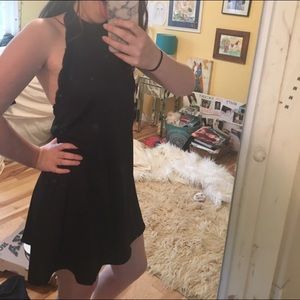Lulus black parachute dress