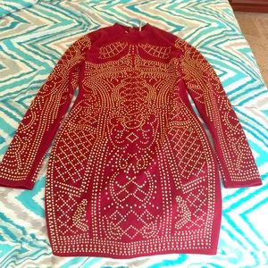 body con sequence party dress