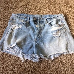 American Eagle distressed shorts