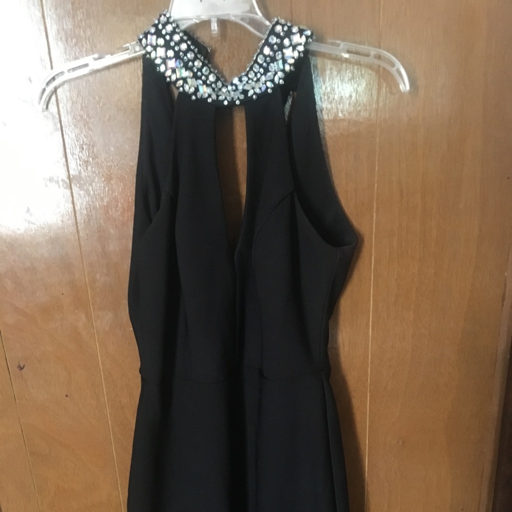 Black cocktail dress