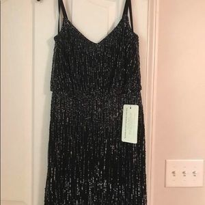 Adrianna Papell Blouson Cocktail Dress