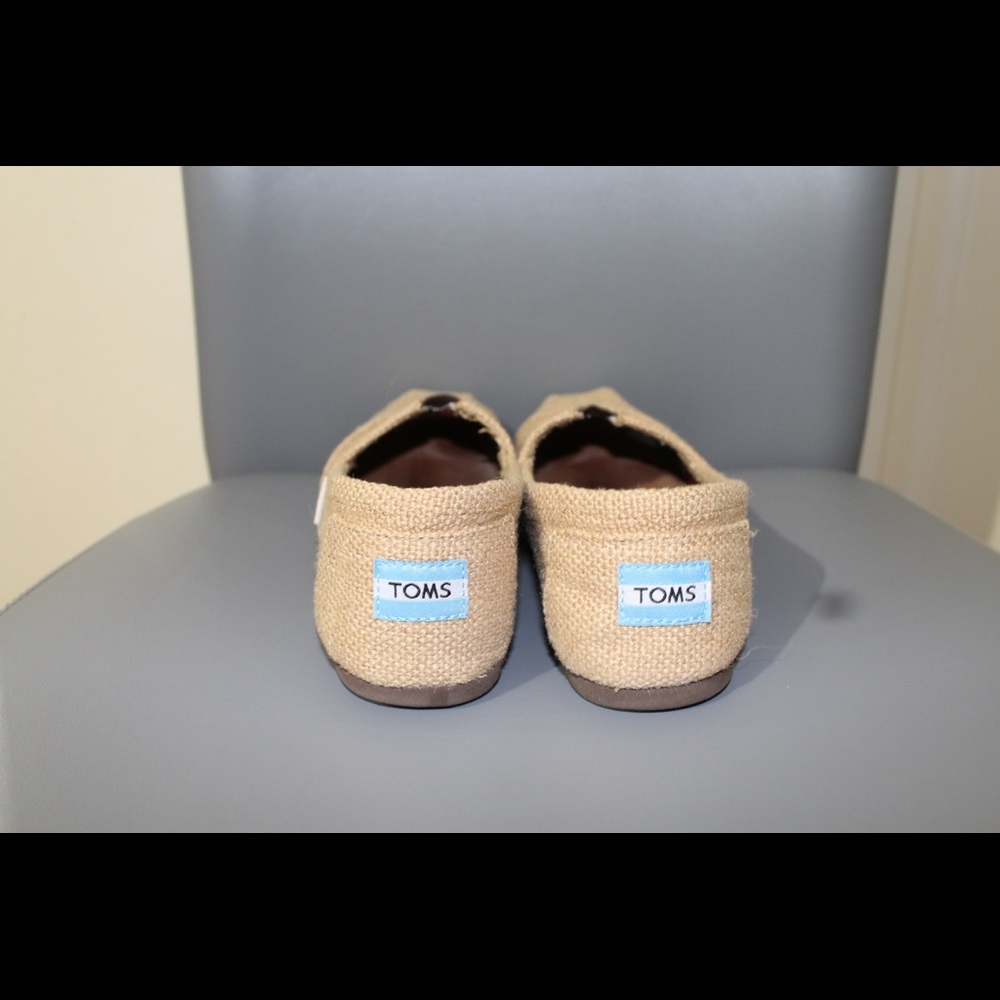 Womens TOMS Classic Burlap Casual Shoe