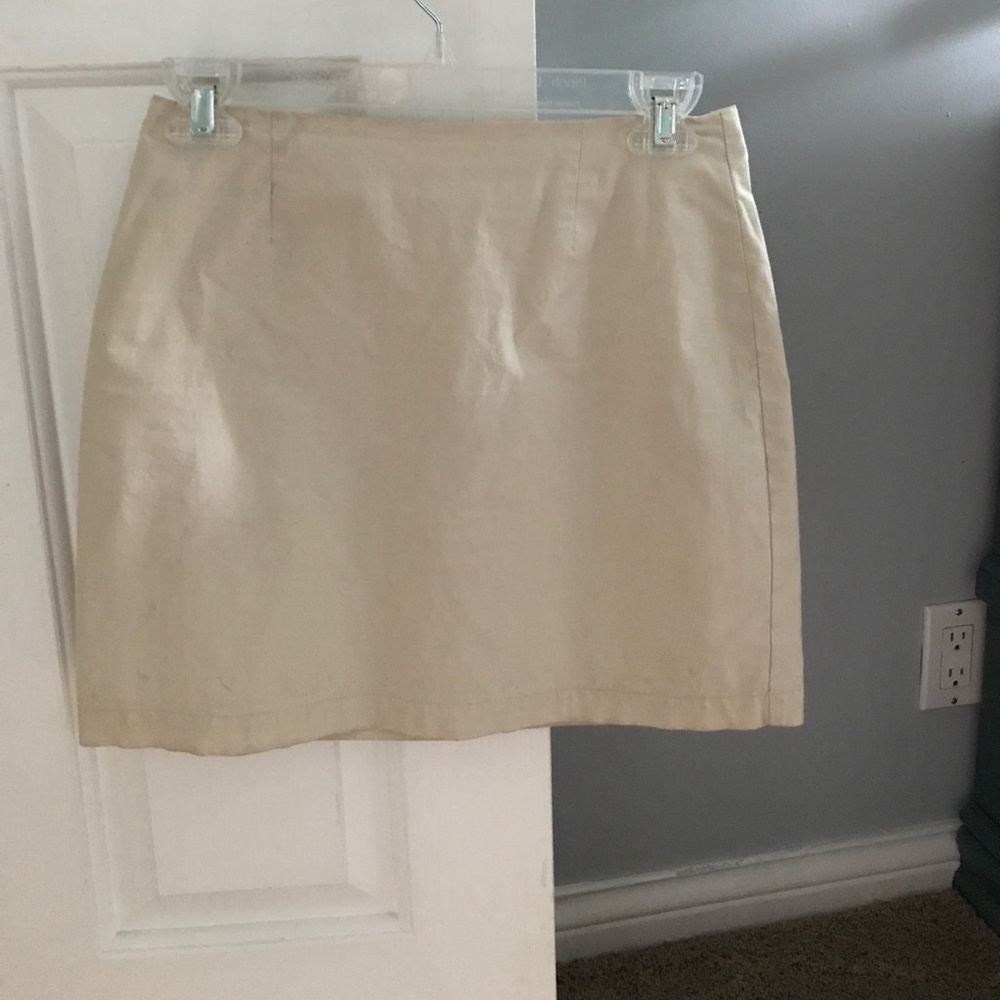 Beige skirt