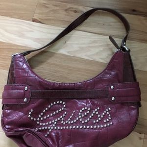 Guess purple pocket book
