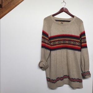 Urban Outfitters Oversized Fairisle Sweater