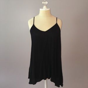Black tank top