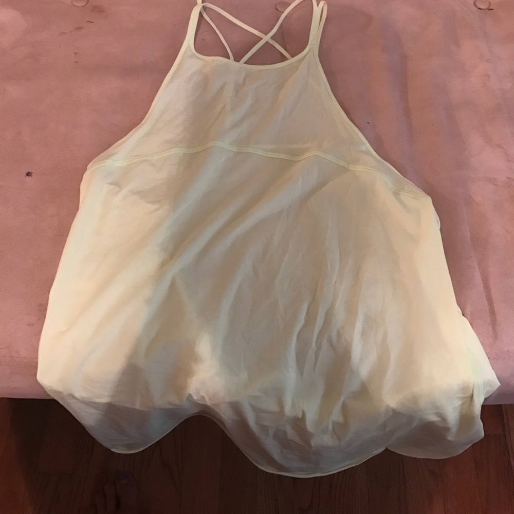 Strapped open back Lulu top