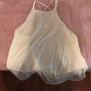 Strapped open back Lulu top