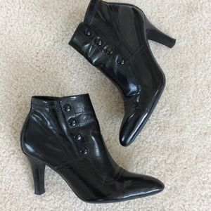Franco Sarto black booties