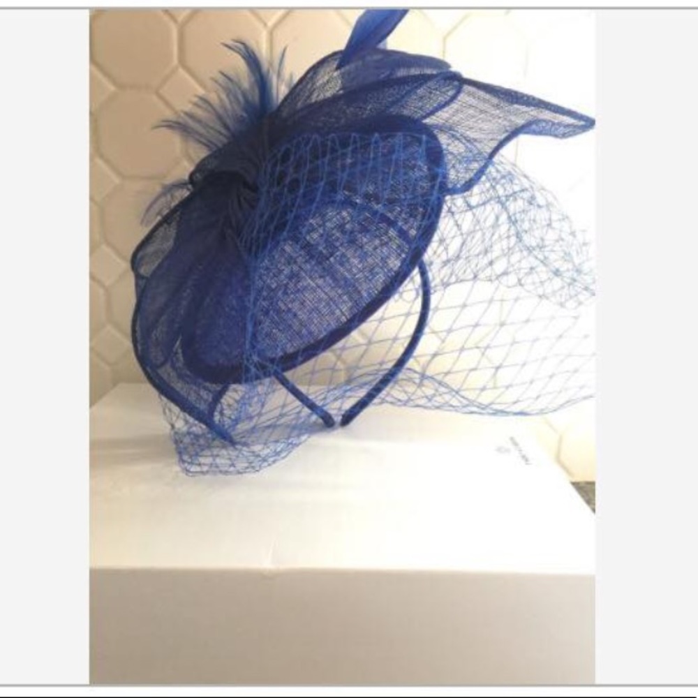 Royal Blue Fascinator