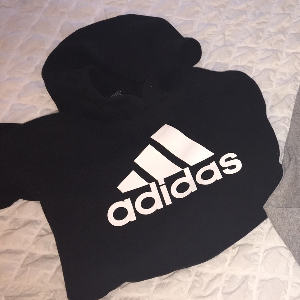 Adidas logo hoodie