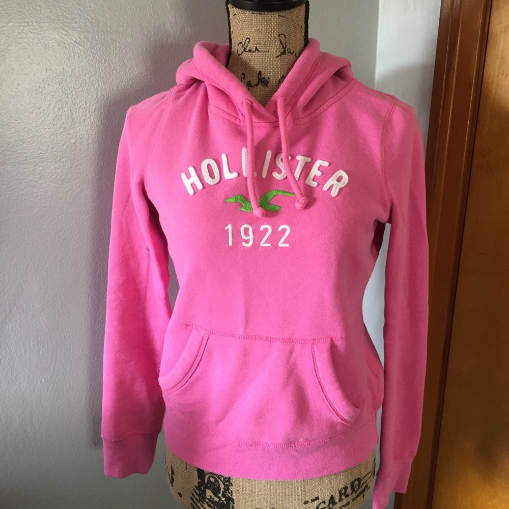 Pink Hollister Hoodie