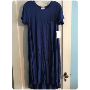 NWT Lularoe Carly Dress, XS, some discoloration