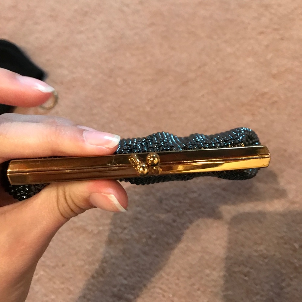 Rare Whiting And Davis Mesh Pouch With Key Pull - image 5