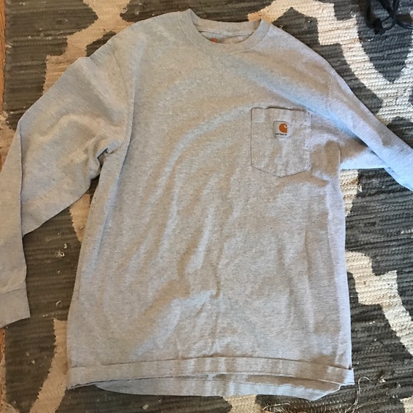 Like New Men's Long Sleeve Carhartt Tee Large - Picture 2 of 4