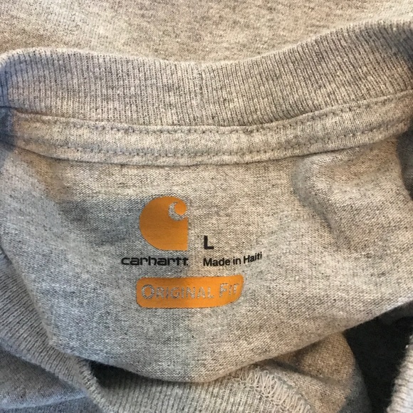 Like New Men's Long Sleeve Carhartt Tee Large - Picture 4 of 4