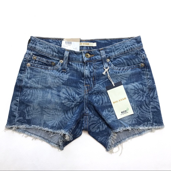 Big Star Pants - Big Star Indigo Palm Alex Short