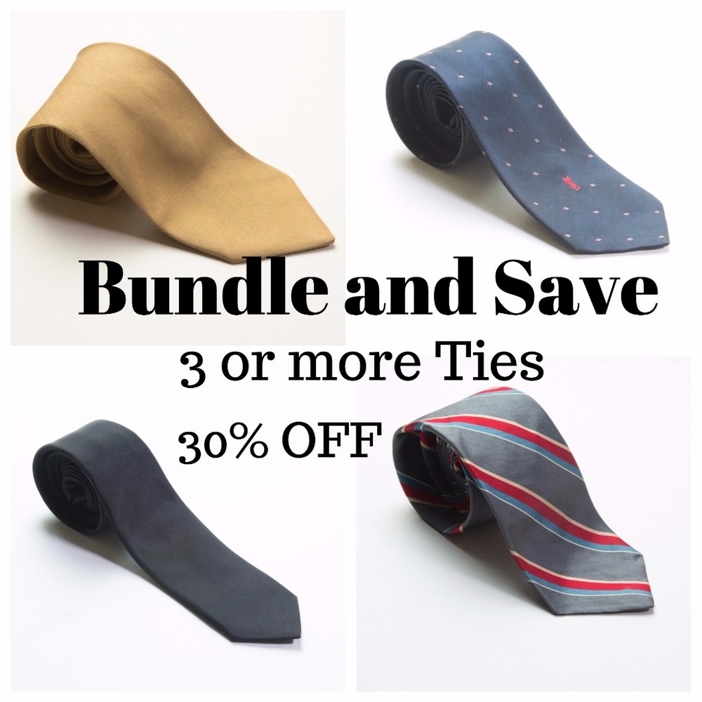 Bundle and Save on Ties 3 or more 30% OFF