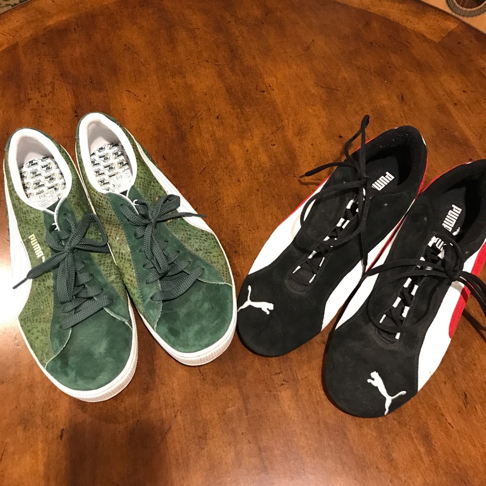 2 pairs of Puma Sneakers!